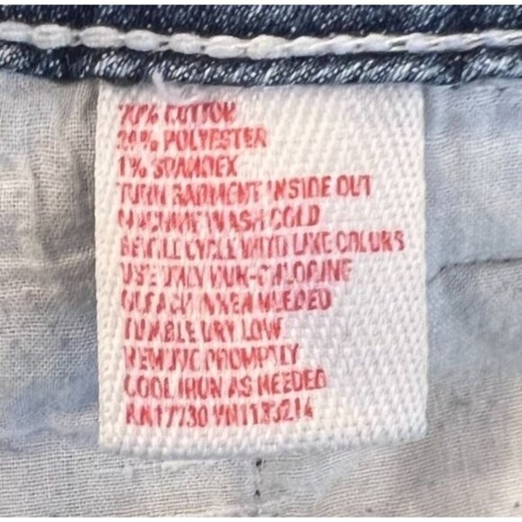 Mossimo Low Rise Denim Jean Shorts Size 11 Blue - Picture 7 of 8